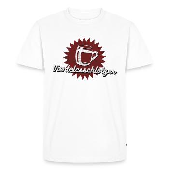Schwaben Schwaebisch Schwabe vin drôle - T-shirt Premium bio Homme - blanc - Devant - Nico (187cm)