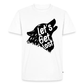 Aventures en plein air - T-shirt Premium bio Homme - blanc - Devant - Nico (187cm)