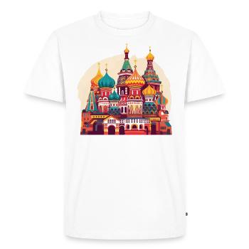 Mother Russia - Men's Premium Organic T-Shirt - white - Front - Nico (187cm)