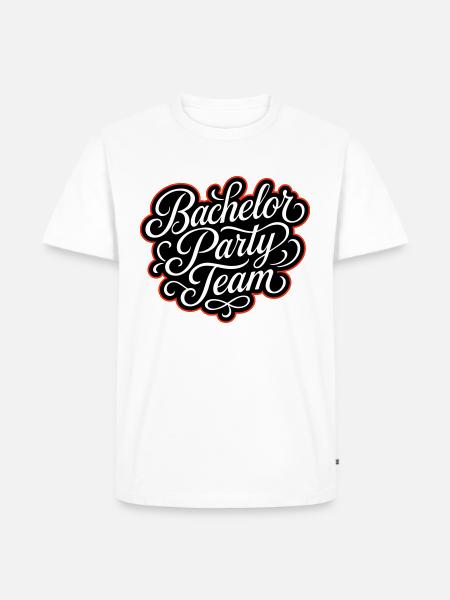 Bachelor Party Team - Men's Premium Organic T-Shirt - white