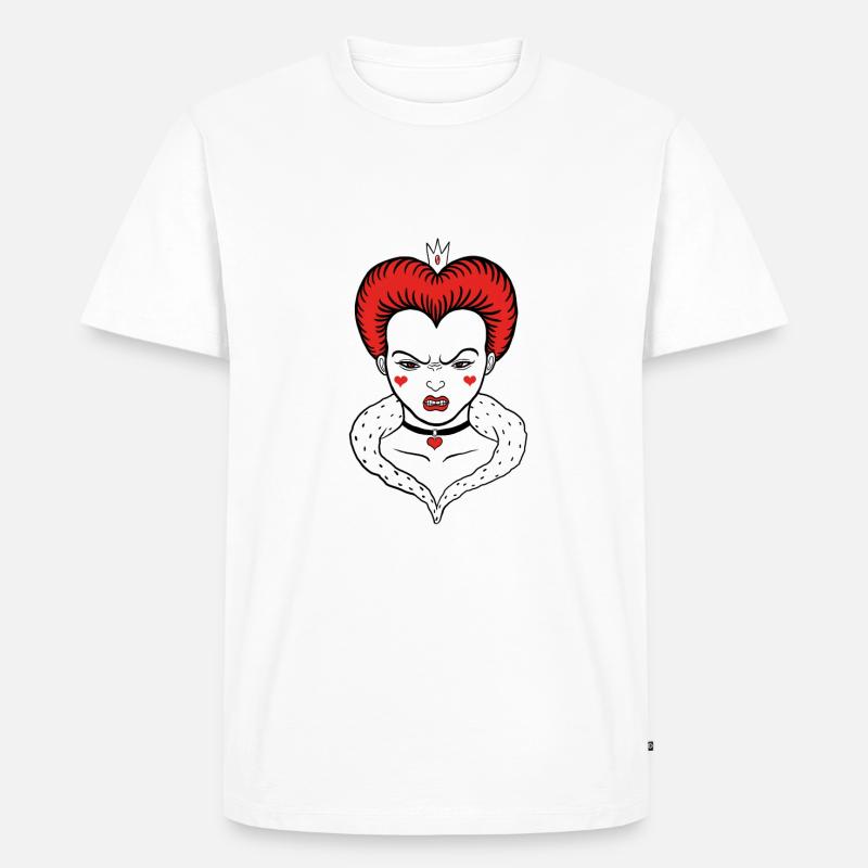 Off with her Head! - Männer Premium Bio T-Shirt - Weiß