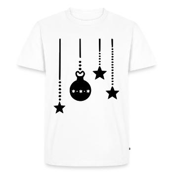 Hanging Christmas decorations - Men's Premium Organic T-Shirt - white - Front - Nico (187cm)