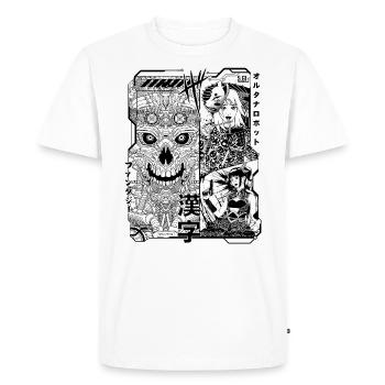 manga tokyo - T-shirt Premium bio Homme - blanc - Devant - Nico (187cm)