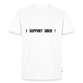 Je supporte plus de - T-shirt Premium bio Homme - blanc - Devant - Nico (187cm)