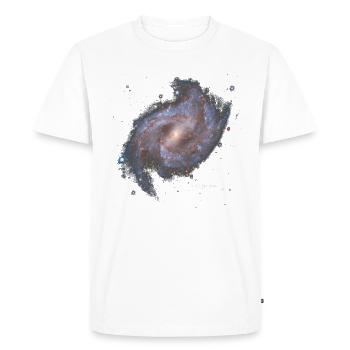 Galaxie spirale NG2525 - T-shirt Premium bio Homme - blanc - Devant - Nico (187cm)