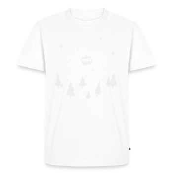 Cable car mountain railway Gondola lift for Christmas - Men's Premium Organic T-Shirt - white - Front - Nico (187cm)