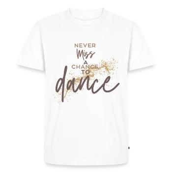 Danser danser Danser Dire Danse Dire danse - T-shirt Premium bio Homme - blanc - Devant - Nico (187cm)