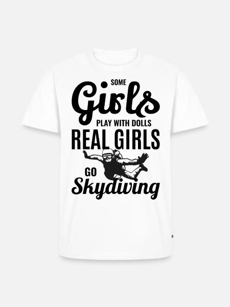 Skydiving Skydive Parachuting Skydiver - Men's Premium Organic T-Shirt - white