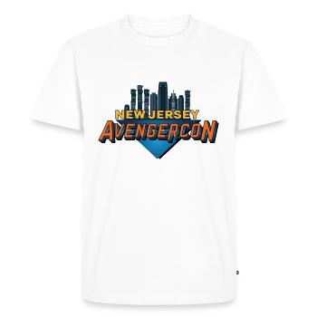 New Jersey Avenger Con T-Shirt - T-shirt Premium bio Homme - blanc - Devant - Nico (187cm)