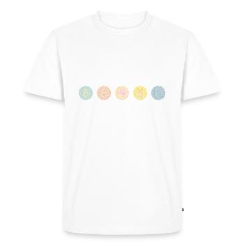 Numéros d’Ishihara - Jardinage - T-shirt Premium bio Homme - blanc - Devant - Nico (187cm)