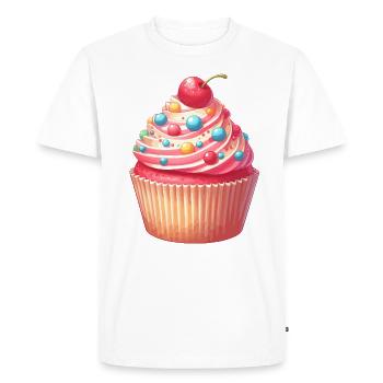 Douce tentation - T-shirt Premium bio Homme - blanc - Devant - Nico (187cm)