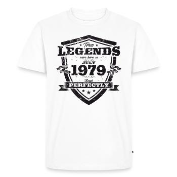 45th Birthday Original 1979 Vintage 1979 - Men's Premium Organic T-Shirt - white - Front - Nico (187cm)