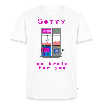 Fun Fair Automon Cerveau Gripper Griffe Machine - T-shirt Premium bio Homme - blanc - Devant - Nico (187cm)