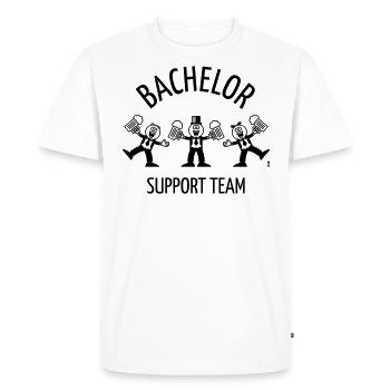 Équipe de soutien Bachelor (Caricature / Danse / 1C) - T-shirt Premium bio Homme - blanc - Devant - Nico (187cm)