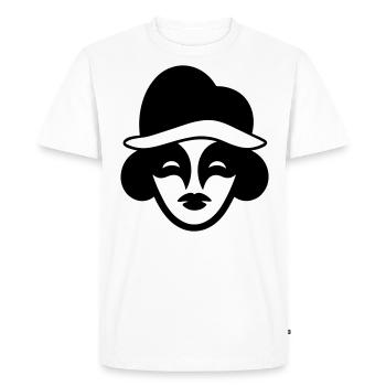 clown - T-shirt Premium bio Homme - blanc - Devant - Nico (187cm)