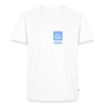 Croisière familiale - T-shirt Premium bio Homme - blanc - Devant - Nico (187cm)