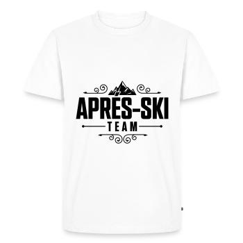 apres ski team - Männer Premium Bio T-Shirt - Weiß - Vorne - Nico (187cm)
