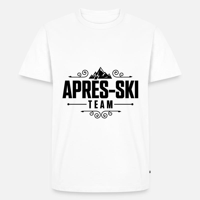 apres équipe de ski - T-shirt Premium bio Homme - blanc