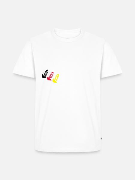 Snail - Men's Premium Organic T-Shirt - white