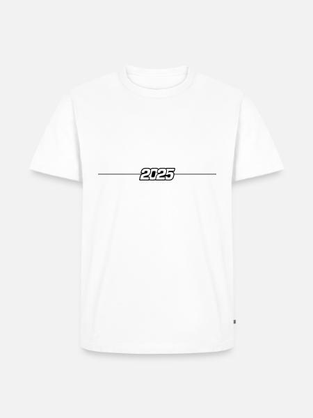 Année 2025 - T-shirt Premium bio Homme - blanc