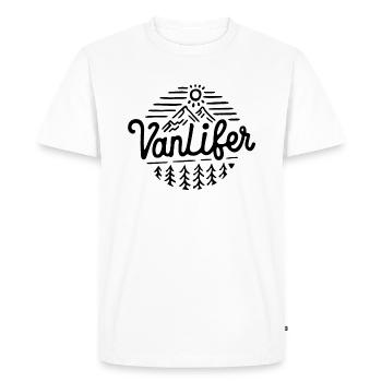 Vanlifer van life - T-shirt Premium bio Homme - blanc - Devant - Nico (187cm)