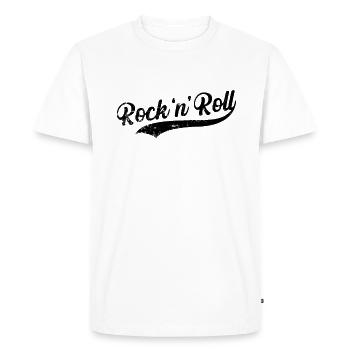 Rock 'n' Roll Style de musique Genre de guitare - T-shirt Premium bio Homme - blanc - Devant - Nico (187cm)