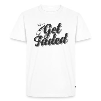 Obtenez un coiffeur délavé Profession de coiffure - T-shirt Premium bio Homme - blanc - Devant - Nico (187cm)