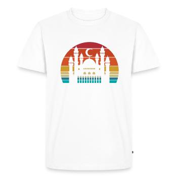 No not even water Ramadan - Men's Premium Organic T-Shirt - white - Front - Nico (187cm)