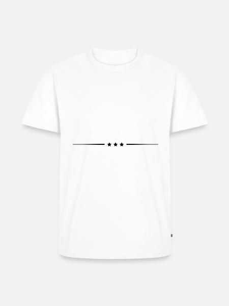 star line - Men's Premium Organic T-Shirt - white