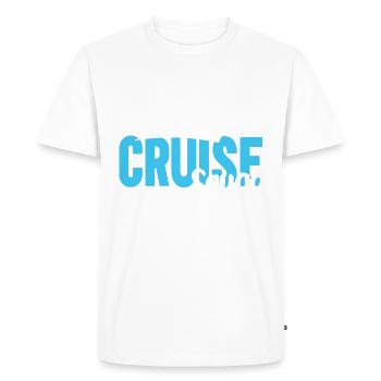 Croisière familiale - T-shirt Premium bio Homme - blanc - Devant - Nico (187cm)