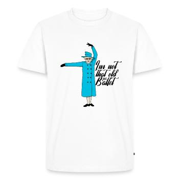 Queen danse le ballet - T-shirt Premium bio Homme - blanc - Devant - Nico (187cm)