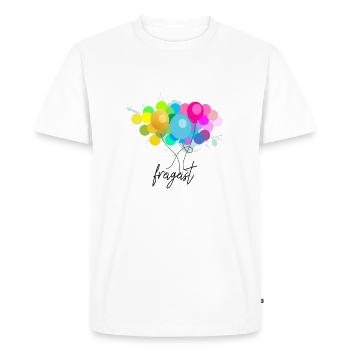 ballon - T-shirt Premium bio Homme - blanc - Devant - Nico (187cm)