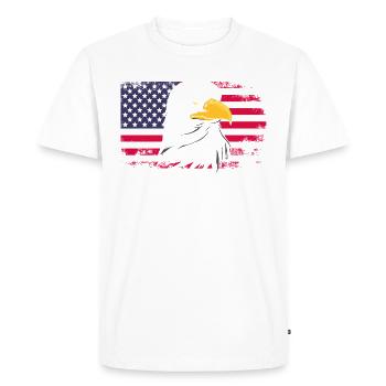 Detroit - T-shirt Premium bio Homme - blanc - Devant - Nico (187cm)