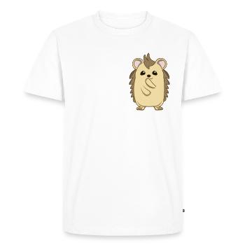 Stop dredging me, I'm shy - Men's Premium Organic T-Shirt - white - Front - Nico (187cm)