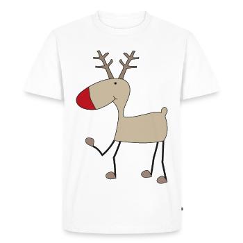 Weihnachten - Männer Premium Bio T-Shirt - Weiß - Vorne - Nico (187cm)