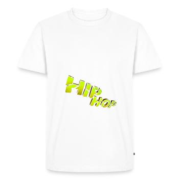Rappeur Breakdance Hip Hop - T-shirt Premium bio Homme - blanc - Devant - Nico (187cm)