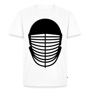 Fencing mask - Men's Premium Organic T-Shirt - white - Front - Nico (187cm)