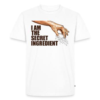 I am the secret ingredient - T-shirt Premium bio Homme - blanc - Devant - Nico (187cm)