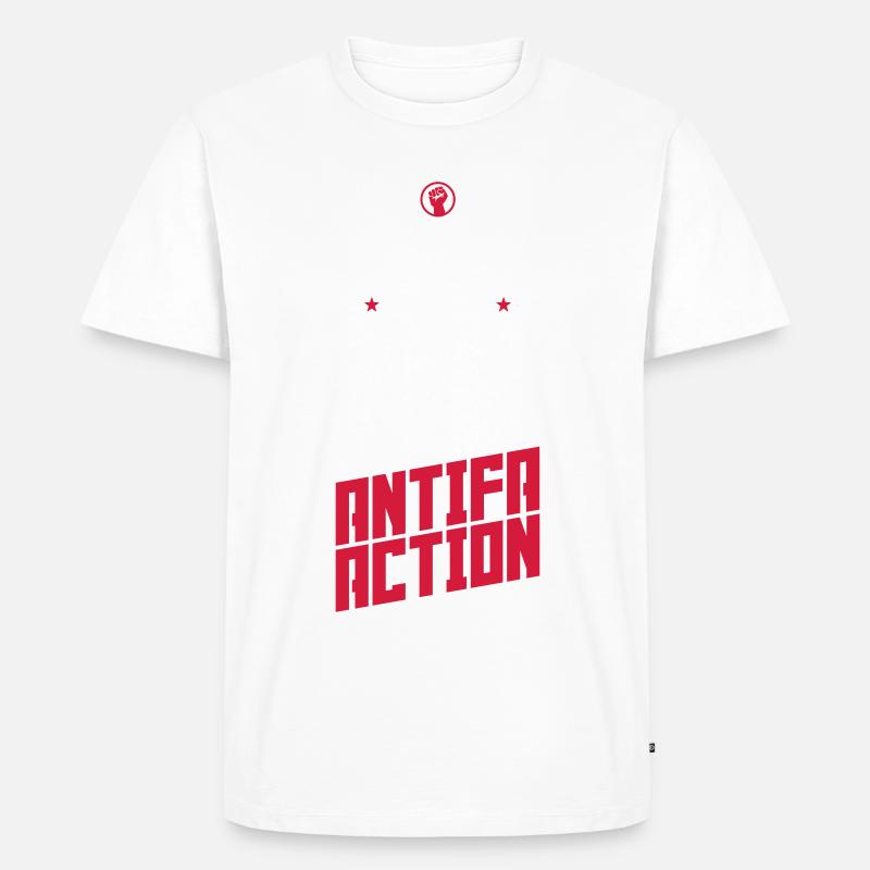 Action Antifa - Ninja - T-shirt Premium bio Homme - undefined