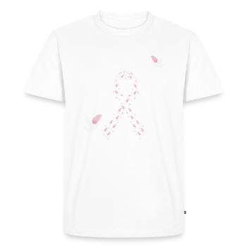 Down syndrome awareness - Men's Premium Organic T-Shirt - white - Front - Nico (187cm)