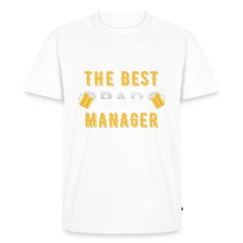 Bar Manager - Undoubtedly the best bar manager - Men's Premium Organic T-Shirt - white - Front - Nico (187cm)