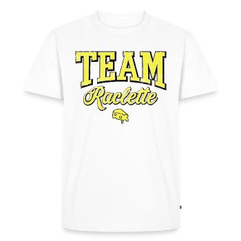 TEAM RACLETTE - T-shirt Premium bio Homme - blanc - Devant - Nico (187cm)