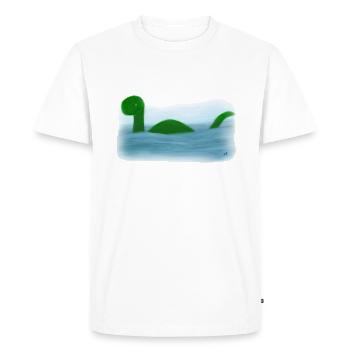 Het Monster van Loch Nessie - T-shirt Premium bio Homme - blanc - Devant - Nico (187cm)