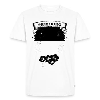 Fribourg - T-shirt Premium bio Homme - blanc - Devant - Nico (187cm)