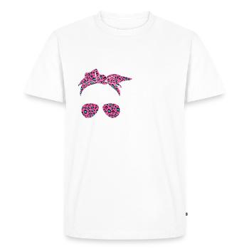 Équipe Normale - T-shirt Premium bio Homme - blanc - Devant - Nico (187cm)