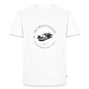 PANHARD 24 CT FRENCH CAR - T-shirt Premium bio Homme - blanc - Devant - Nico (187cm)