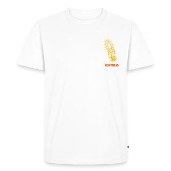 Cerf, ours, sanglier, tueuse, sceau - T-shirt Premium bio Homme - blanc - Devant - Nico (187cm)