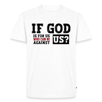 Jésus-Christ - Chemise chrétienne - Chrétien - T-shirt Premium bio Homme - blanc - Devant - Nico (187cm)