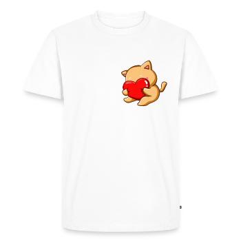 Stop dredging me, I'm shy - Men's Premium Organic T-Shirt - white - Front - Nico (187cm)