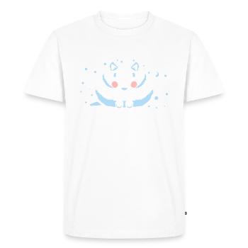 Built For Winter - Men's Premium Organic T-Shirt - white - Front - Nico (187cm)
